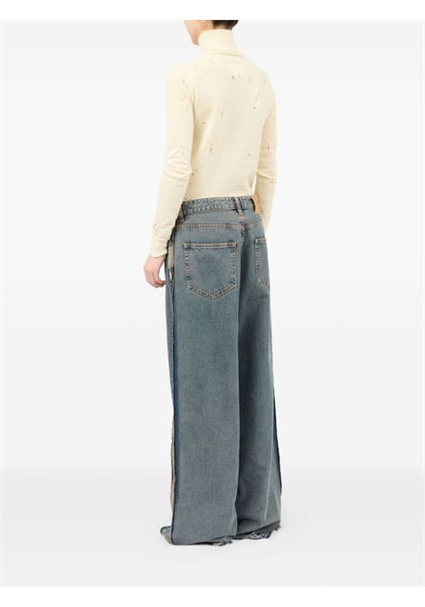 wide leg jeans woman blu MM6 MAISON MARGIELA | S52LA0265 S30844963